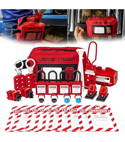 Grip Tight Circuit Breaker Lockout Set: Industrial Lockout